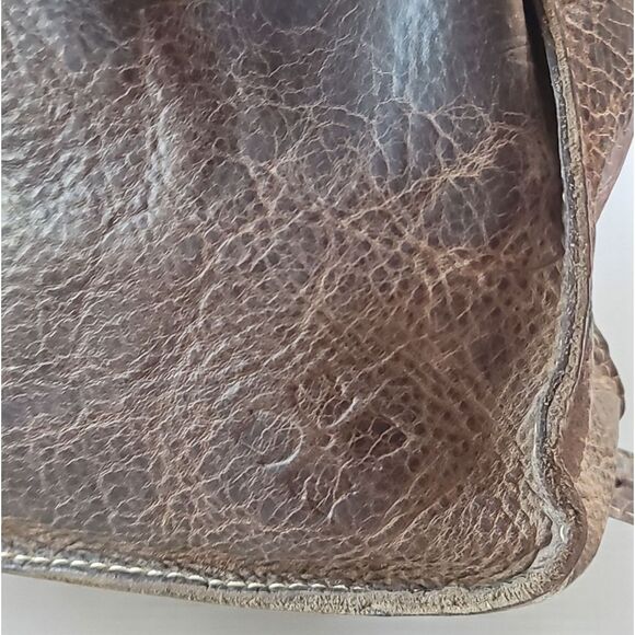 Patricia Nash Brown Leather Messenger Bag In Preloved CONDITION - Picture 5 of 14